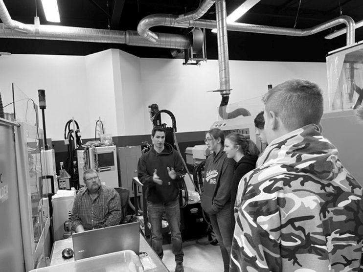 Electroform facility training with students